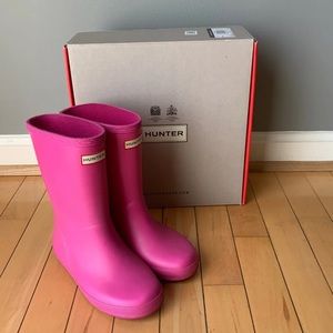Girls hunter boots size 13
